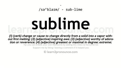 sublime meabing
